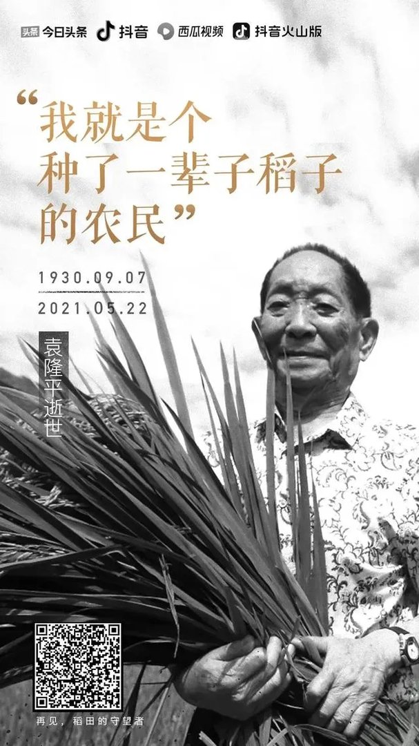 袁隆平爷爷是不是真的去世了?