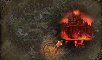 wow4.2火源之界新副本入口在哪？求坐标！