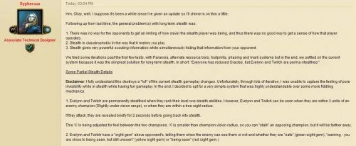 LOL隐身机制重做 EVE 老鼠或获得永久隐身