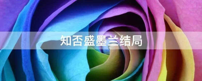 知否盛墨兰结局