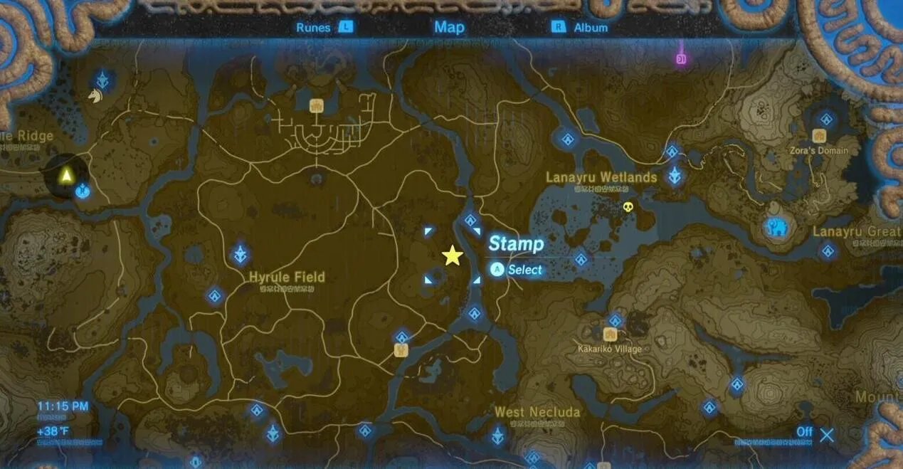 塞尔达回忆点位置