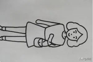 简笔画我的妈妈怎么画？