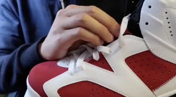 乔6鞋带扣应该怎么用？AJ6鞋带系法详细图解教学
