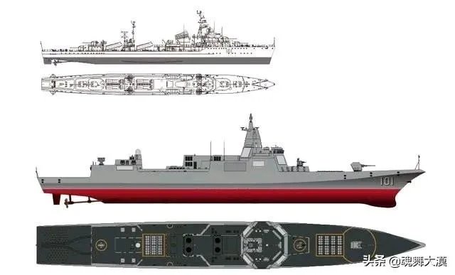 055大驱入列，舷号101，我军历史上用过101舷号的军舰有哪几艘？有什么故事？