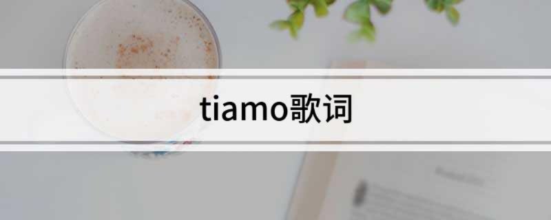 tiamo歌词