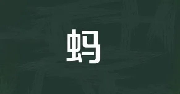 蚂的拼音和组词