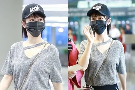 【图】杨紫祝福蒋欣惹网友热议 现身机场点头示意记者