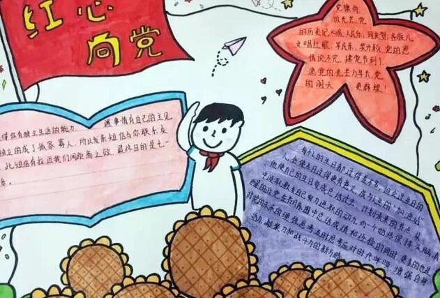 7.1建党节手抄报简单又漂亮