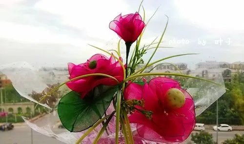 怎样做丝网花---荷花的详细做法