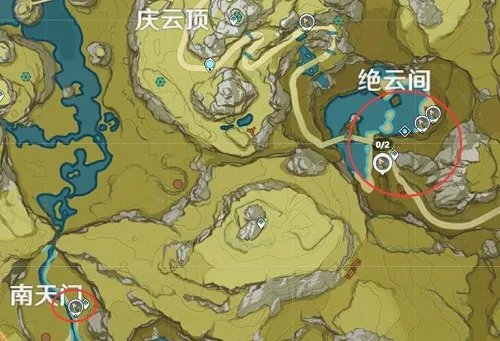 《原神》金鱼草位置分布图