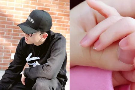 张杰被戴月子帽 当上奶爸后微博超活跃