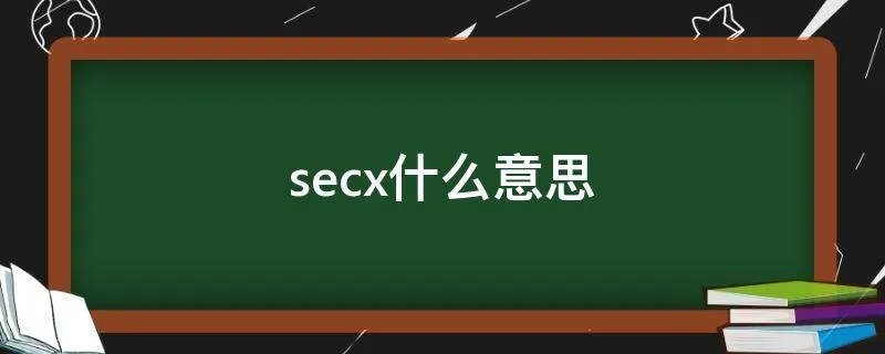 secx什么意思