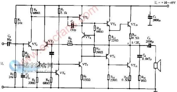 音响功放电路图