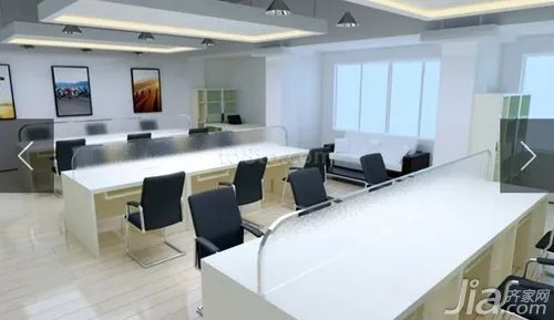 看小办公室装修效果图 学小办公室设计