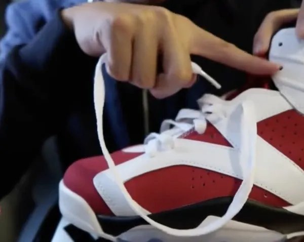 乔6鞋带扣应该怎么用？AJ6鞋带系法详细图解教学