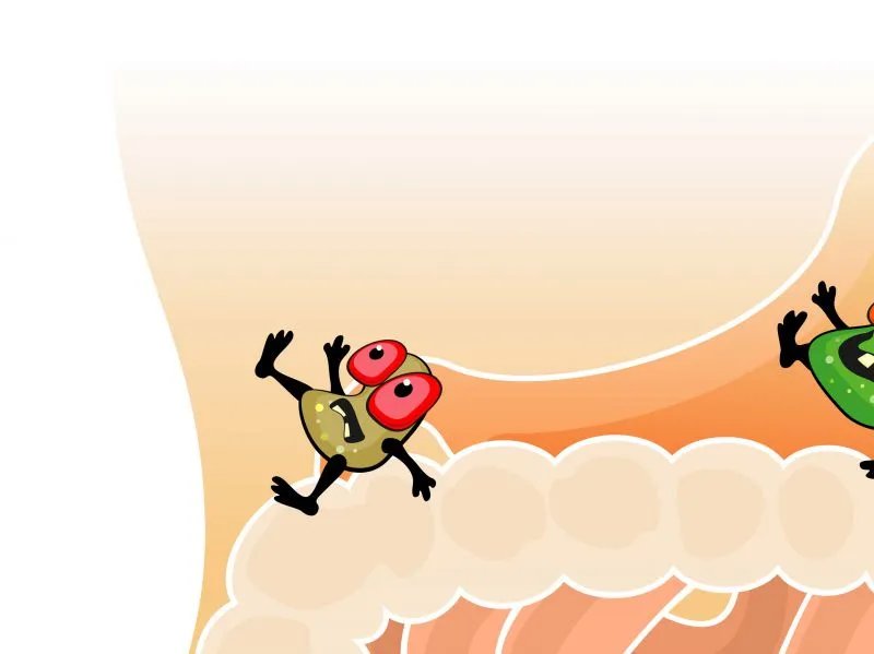 肚子里出现黑虫的原因