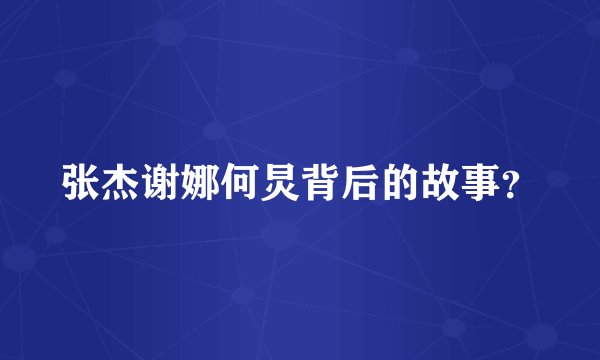 张杰谢娜何炅背后的故事？
