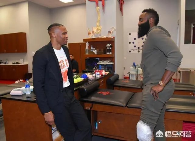 记者：与哈登怎么分配球权？威少：我不接触球也能影响比赛，大家怎么看？