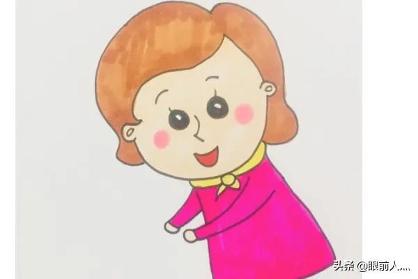 简笔画我的妈妈怎么画？