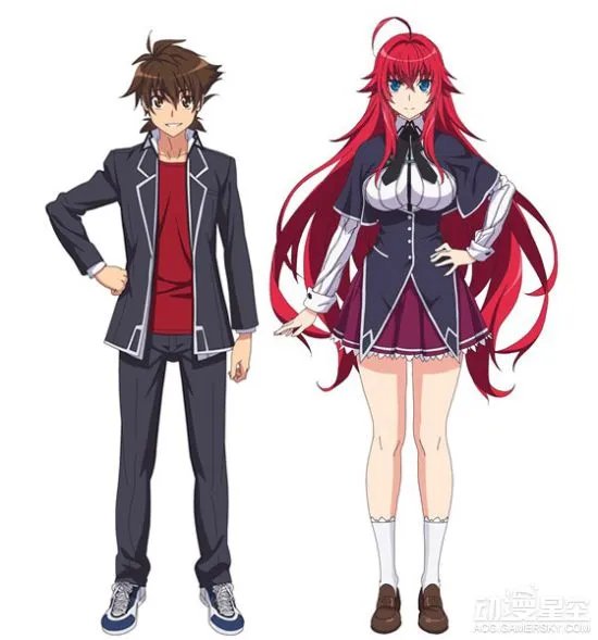 《High School DxD》第四季主角人设图发布 变化略大