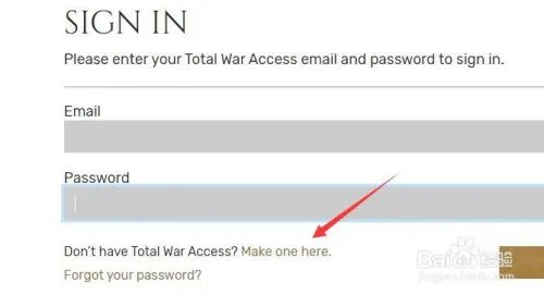 Total War Access怎么注册