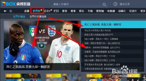 世界杯直播频道有哪些 那些台直播巴西世界杯