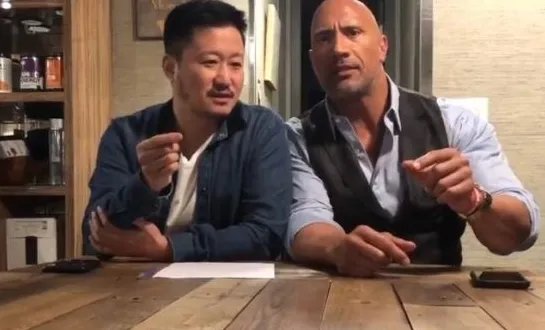 巨石强森想与吴京合作拍电影 大赞吴京《战狼》表现