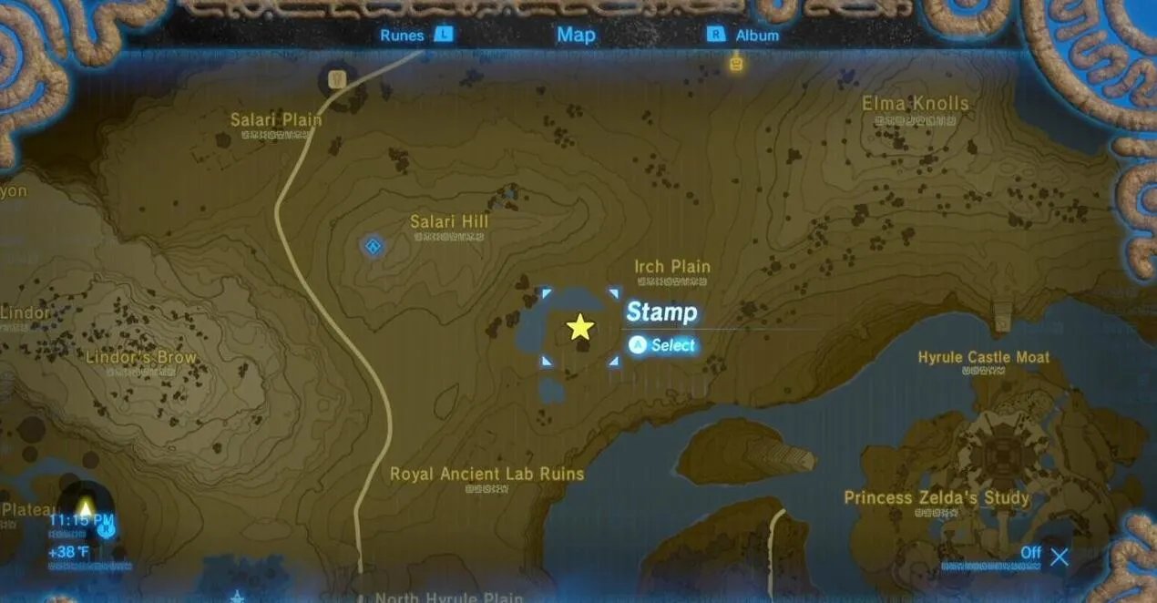 塞尔达回忆点位置