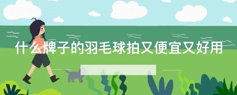 什么牌子的羽毛球拍又便宜又好用