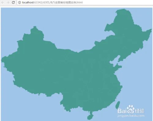 d3全国省份地图实例