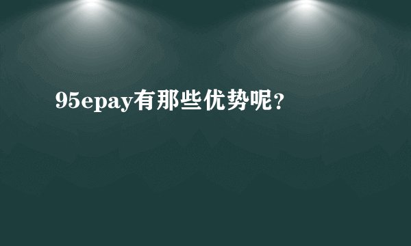 95epay有那些优势呢？
