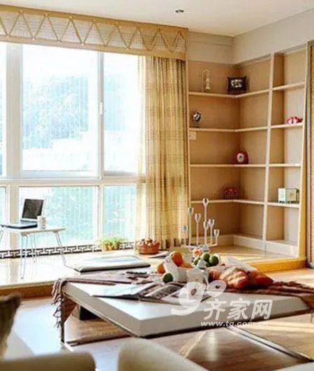 蓝白涂料改装二手房 97平清新可爱地中海家