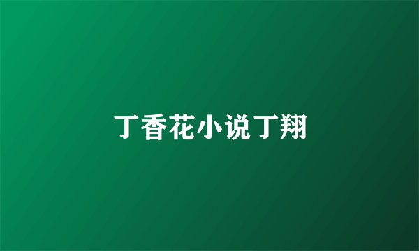 丁香花小说丁翔