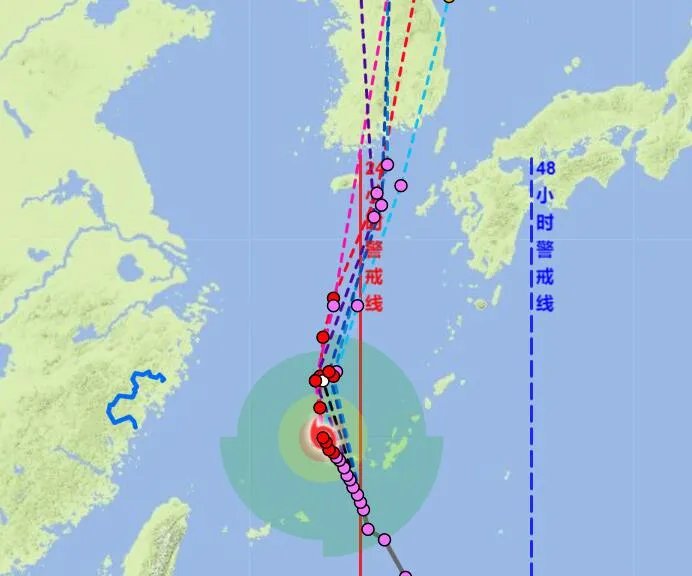 台风美莎克最新路径实时发布系统 九号台风最新路径实时路线图今天