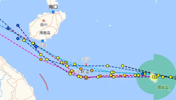 2021年13号台风最新动态 台风康森将于13日经过海南岛南部