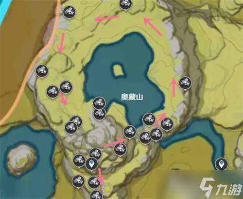 原神白铁块哪里多具体位置