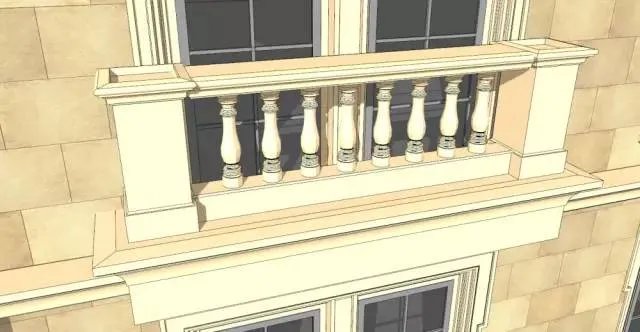 各种风格的石材别墅效果图