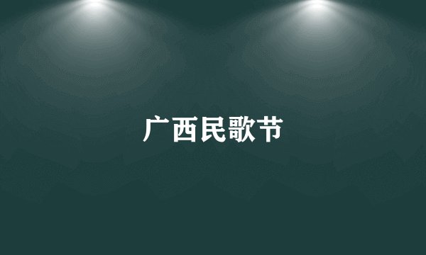广西民歌节