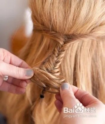 优雅公主头的扎法