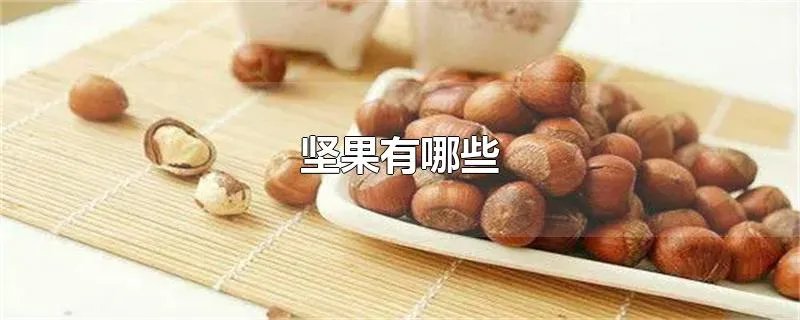 坚果有哪些