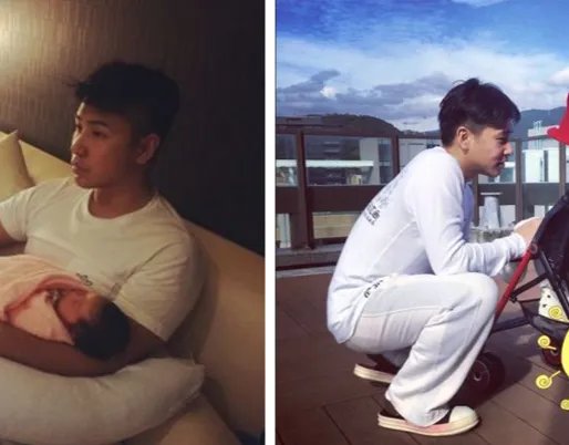 欧弟首曝全家福秀幸福 老婆女儿颜值高