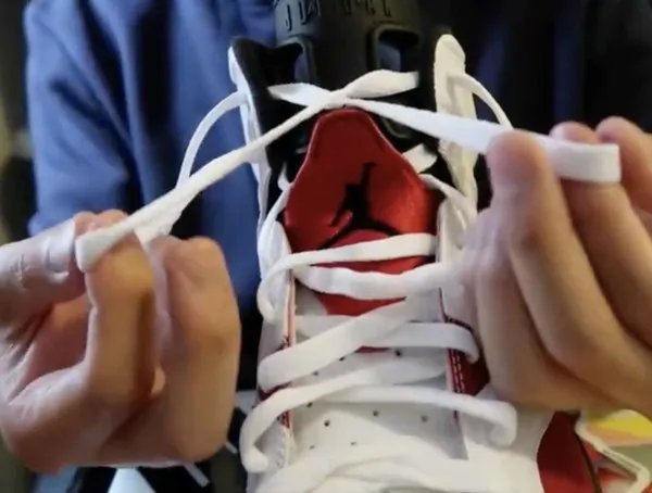 乔6鞋带扣应该怎么用？AJ6鞋带系法详细图解教学