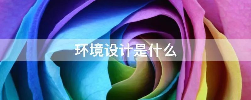 环境设计是什么