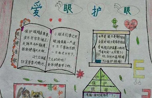 2019全国爱眼日手抄报简单又漂亮 全国爱眼日手抄报简单一点