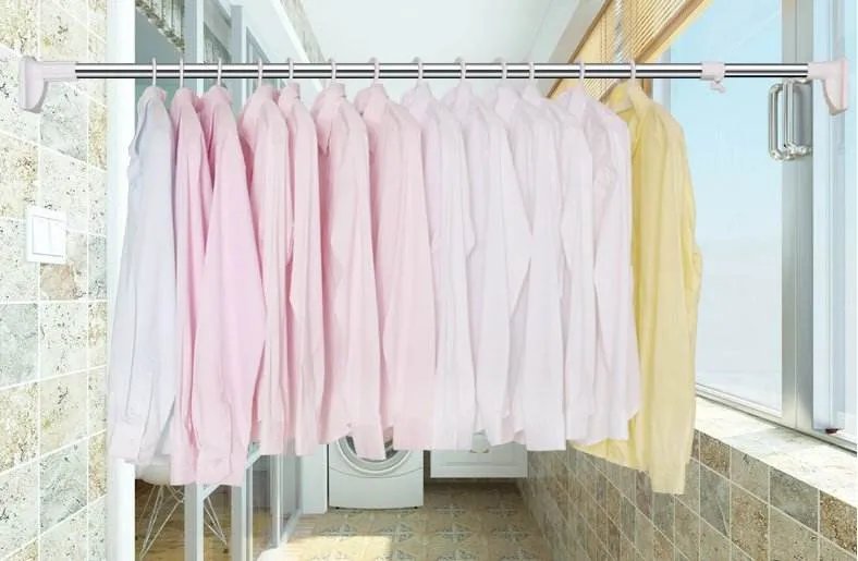 晾衣杆坏了怎么修