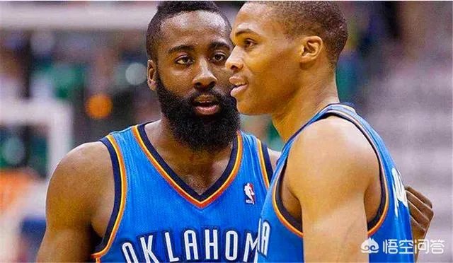 记者：与哈登怎么分配球权？威少：我不接触球也能影响比赛，大家怎么看？