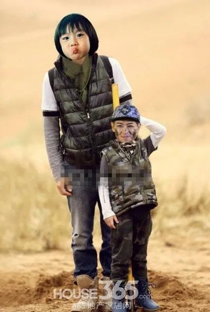 求爸爸去哪儿的所有PS图片