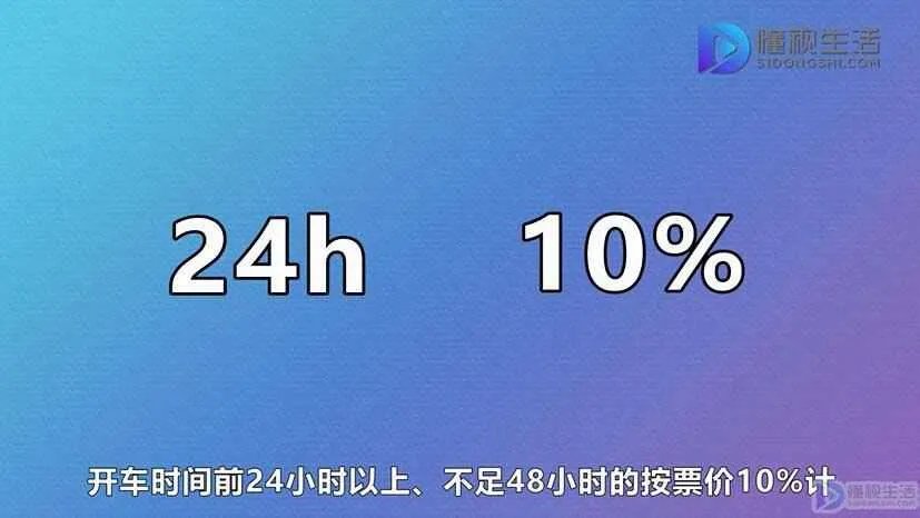 12306退票手续费规定