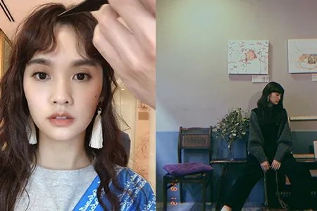 杨丞琳晒度假美照牙齿洁白 出行照曝光造型另类