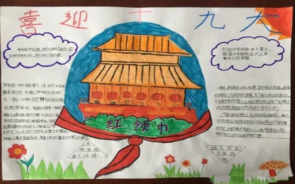 2021年为建党100周年为主题手抄报 7.1建党节手抄报内容